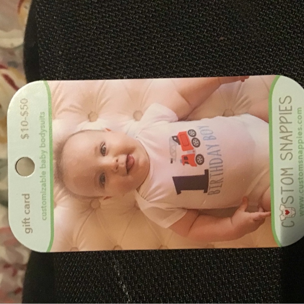 Custom snappies (onesies)